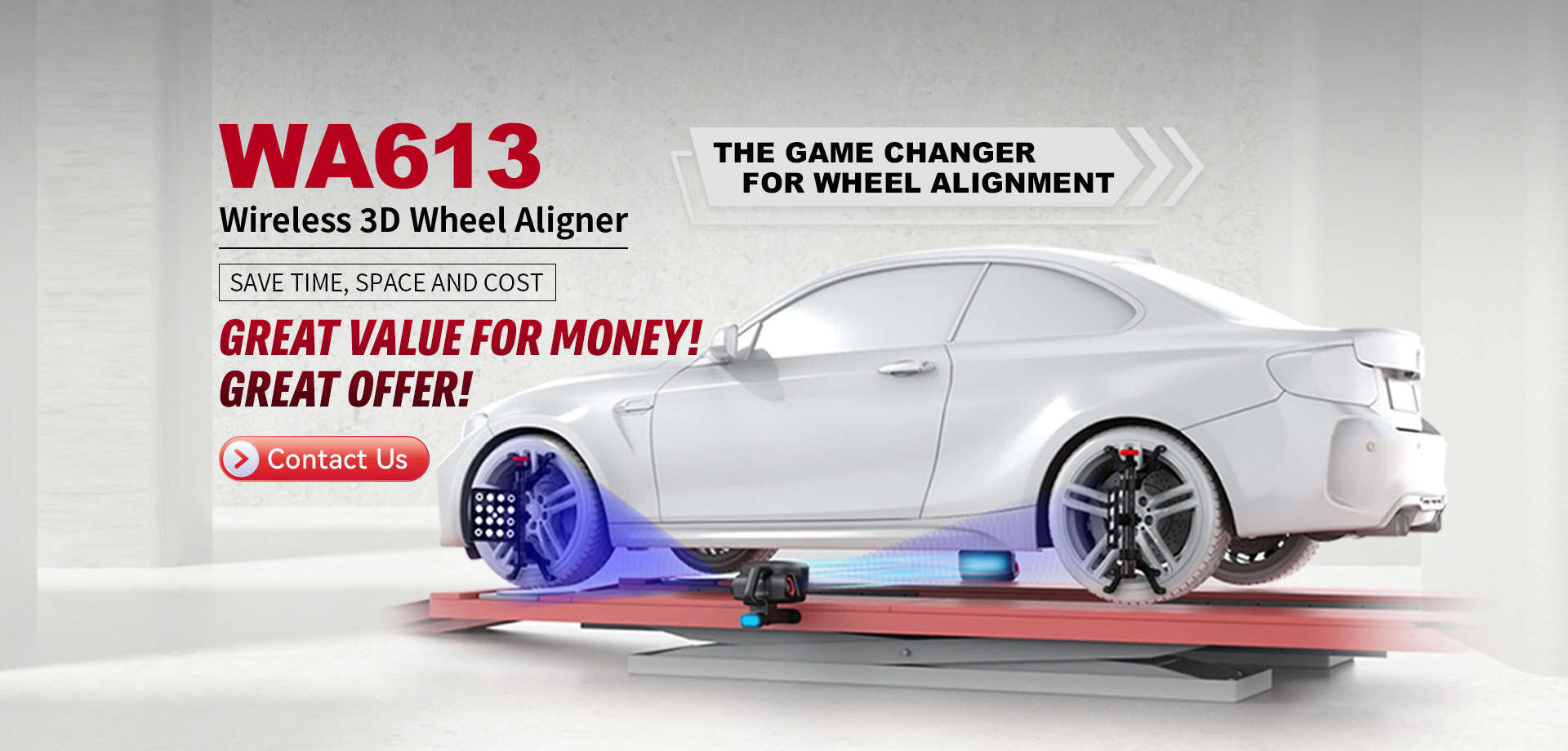 WA613 Wireless 3D Wheel Aligner WA613 Wireless 3D Wheel Aligner